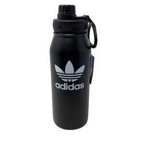 Adidas STEEL METAL BOTTLE 1L Trefoil Black White Tumbler